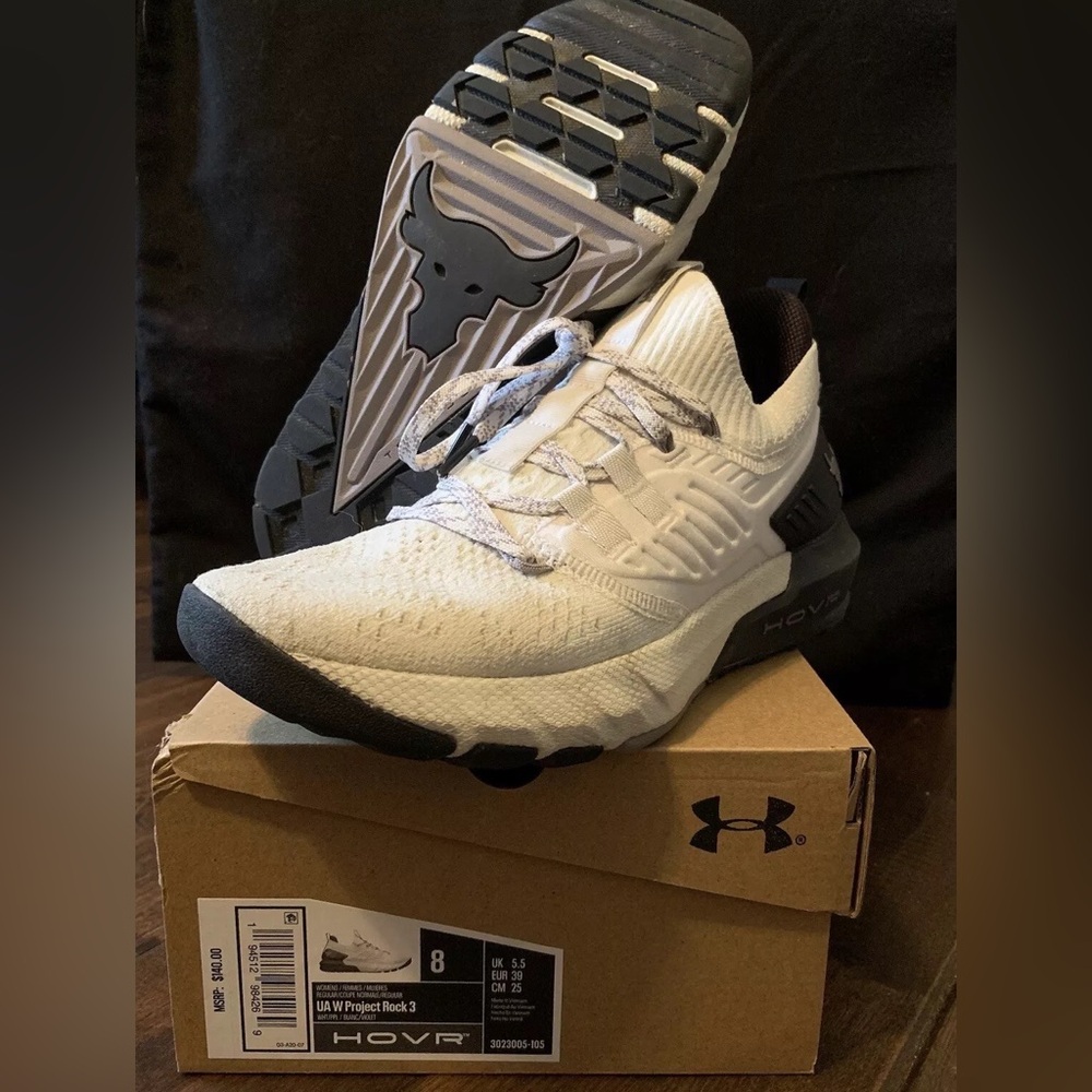 Women Under Armour HOVR Project Rock 3 Size 8